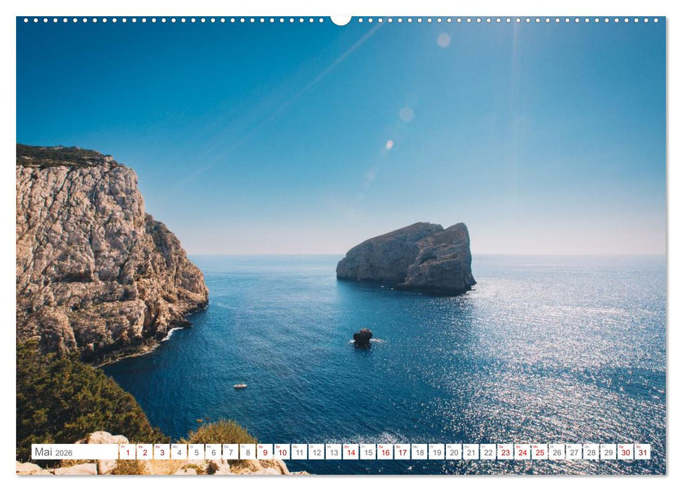 Sardinien. Schöne Landschaften und bunte Städte. (CALVENDO Premium Wandkalender 2026)