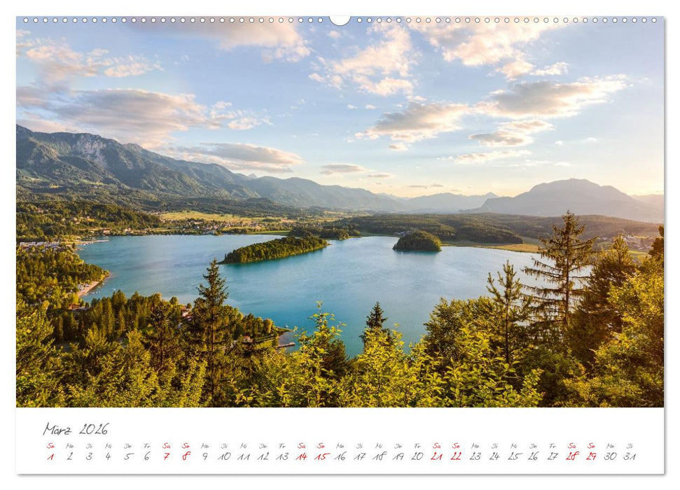 Der wunderschöne Faaker See in Kärnten (CALVENDO Premium Wandkalender 2026)