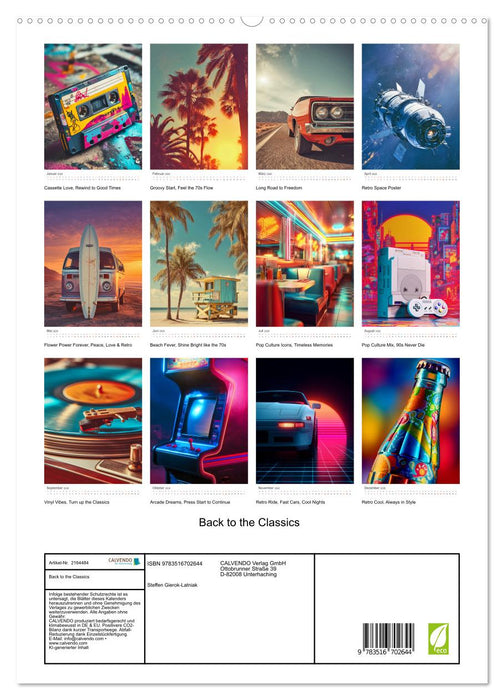 Back to the Classics (CALVENDO Premium Wandkalender 2026)