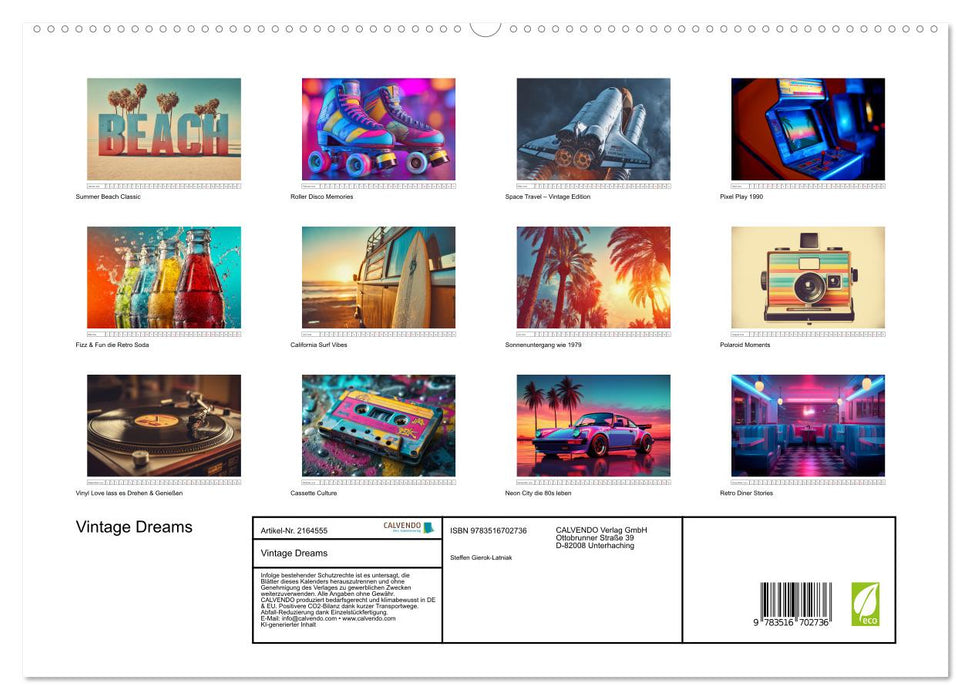 Vintage Dreams (CALVENDO Premium Wandkalender 2026)