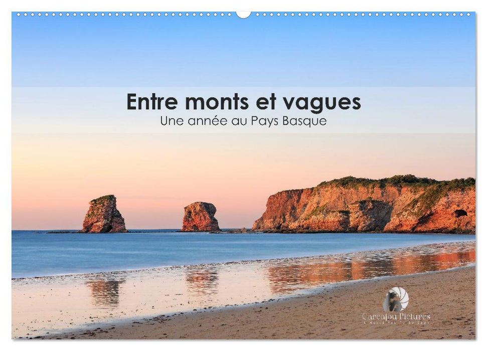Entre monts et vagues - Une année au Pays Basque (CALVENDO Calendrier mensuel 2026)