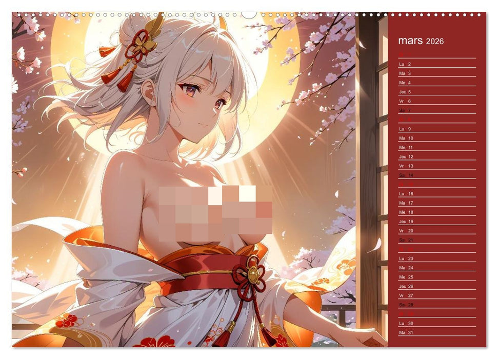 Mythes Sensuels - Déesses manga érotiques (CALVENDO Calendrier supérieur 2026)