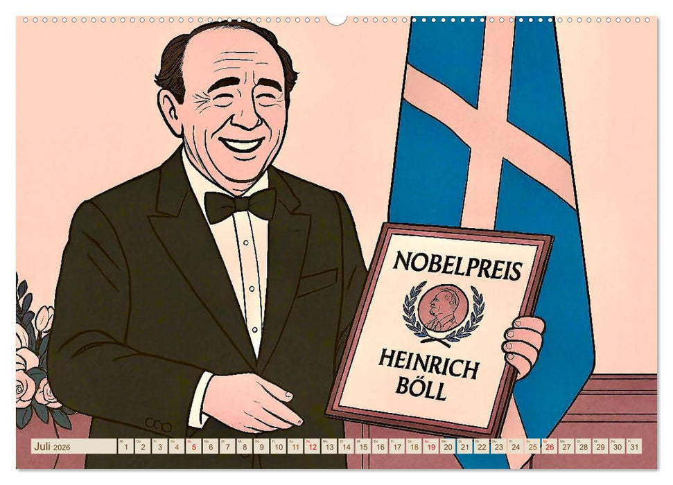 Heinrich Böll (CALVENDO Premium Wandkalender 2026)