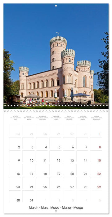 Romantic Castles and Palaces in Germany (CALVENDO Monthly Calendar 2026)