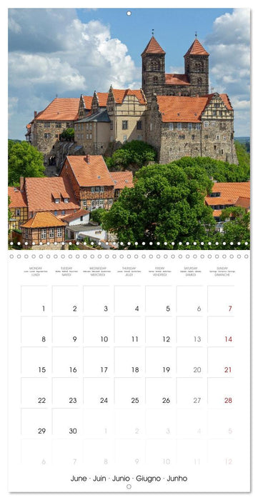 Romantic Castles and Palaces in Germany (CALVENDO Monthly Calendar 2026)