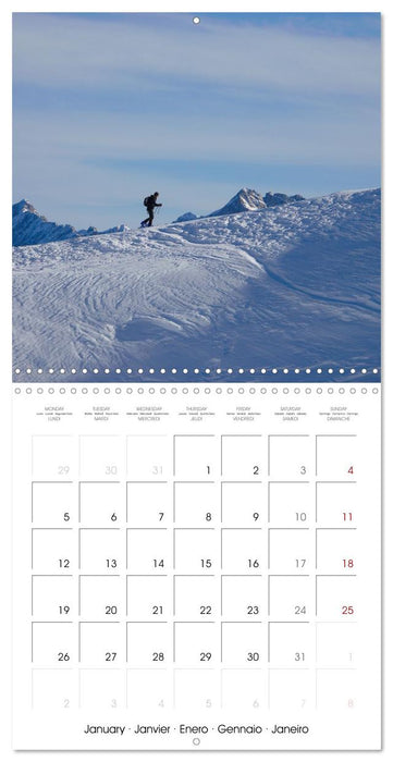 Europe on Foot (CALVENDO Monthly Calendar 2026)