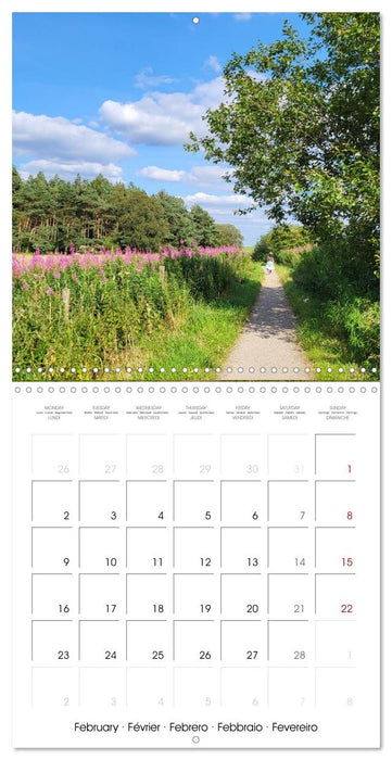 Europe on Foot (CALVENDO Monthly Calendar 2026)