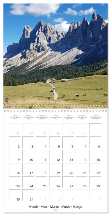 Europe on Foot (CALVENDO Monthly Calendar 2026)