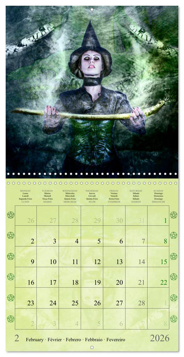 Witches and Elves (CALVENDO Monthly Calendar 2026)