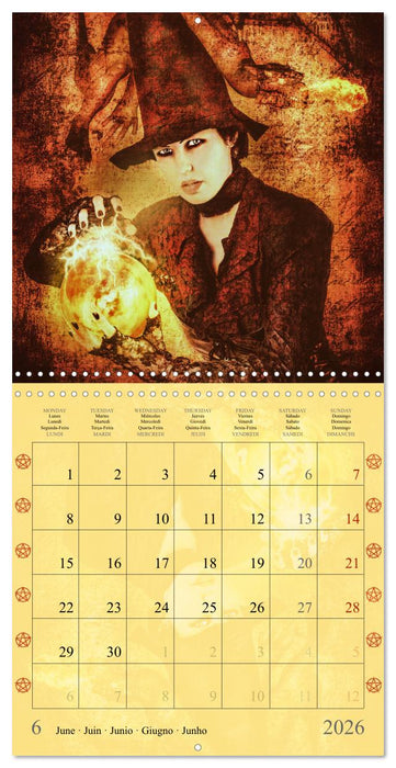 Witches and Elves (CALVENDO Monthly Calendar 2026)