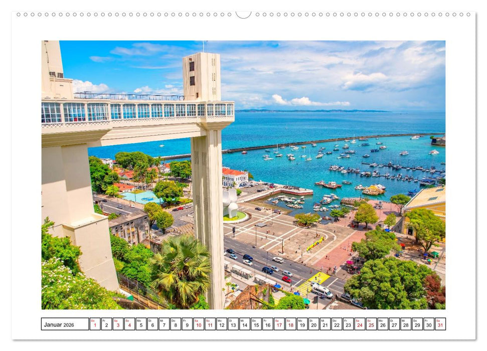 Salvador de Bahia - bunt, quirlig und einzigartig (CALVENDO Wandkalender 2026)
