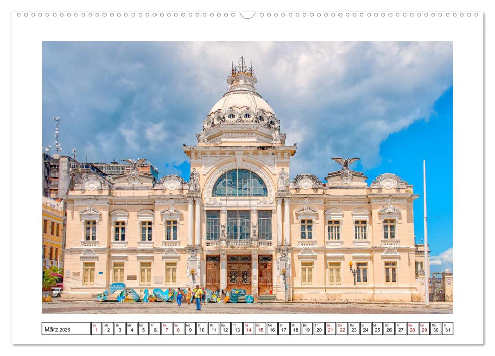 Salvador de Bahia - bunt, quirlig und einzigartig (CALVENDO Premium Wandkalender 2026)