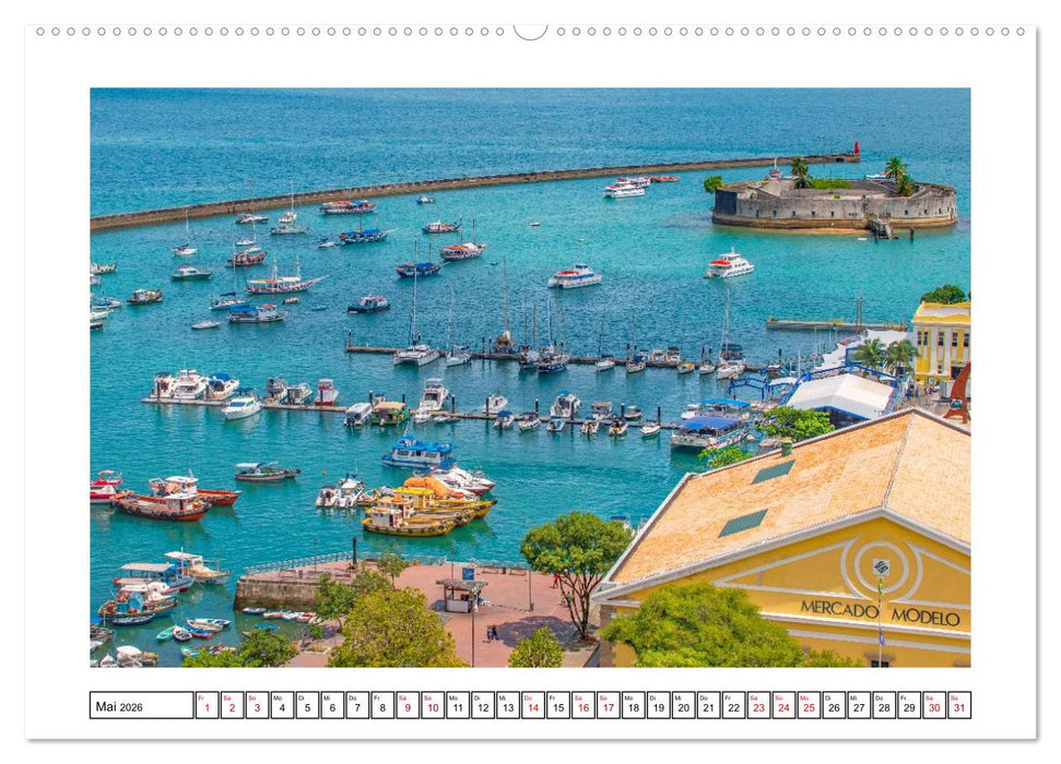 Salvador de Bahia - bunt, quirlig und einzigartig (CALVENDO Premium Wandkalender 2026)