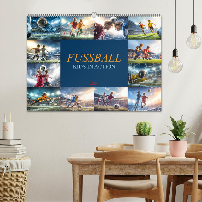Fussball - Kids in Action (CALVENDO Wandkalender 2026)