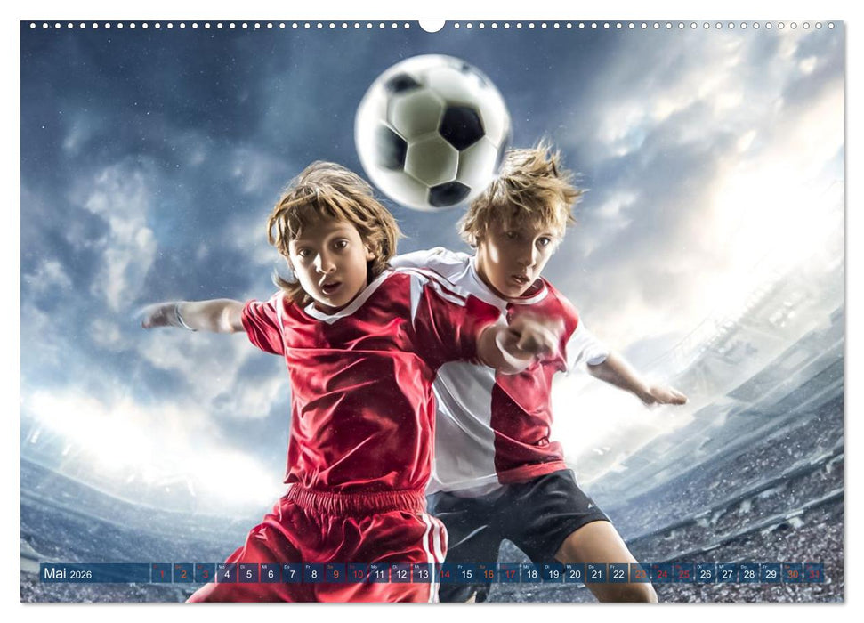 Fussball - Kids in Action (CALVENDO Wandkalender 2026)