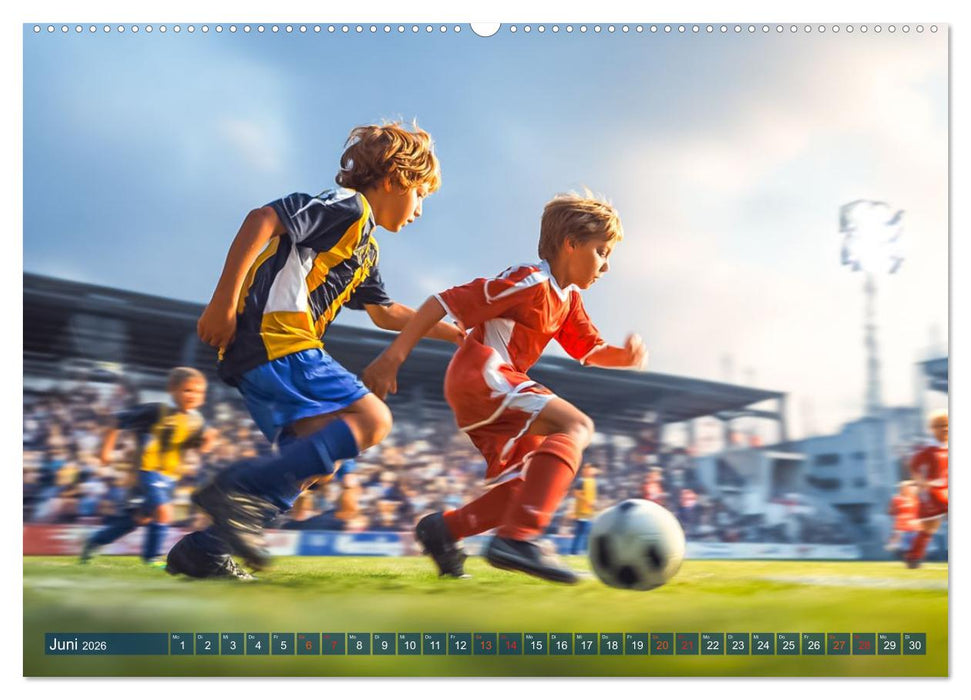 Fussball - Kids in Action (CALVENDO Wandkalender 2026)