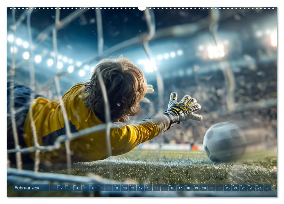 Fussball - Kids in Action (CALVENDO Premium Wandkalender 2026)