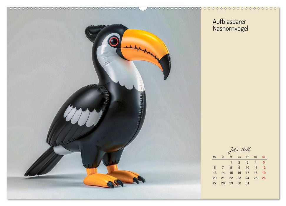 Vogelwelt, lustig, bunt und verspielt (CALVENDO Premium Wandkalender 2026)