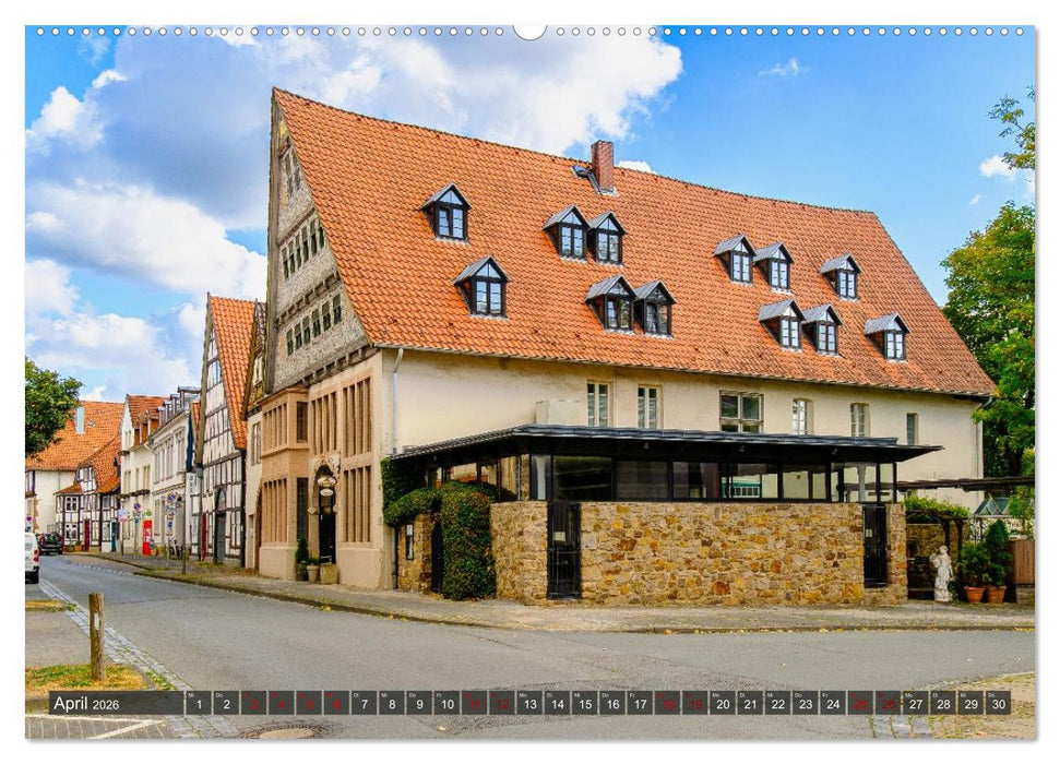 Ein Blick auf Alte Hansestadt Lemgo (CALVENDO Premium Wandkalender 2026)
