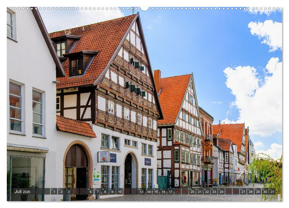 Ein Blick auf Alte Hansestadt Lemgo (CALVENDO Premium Wandkalender 2026)