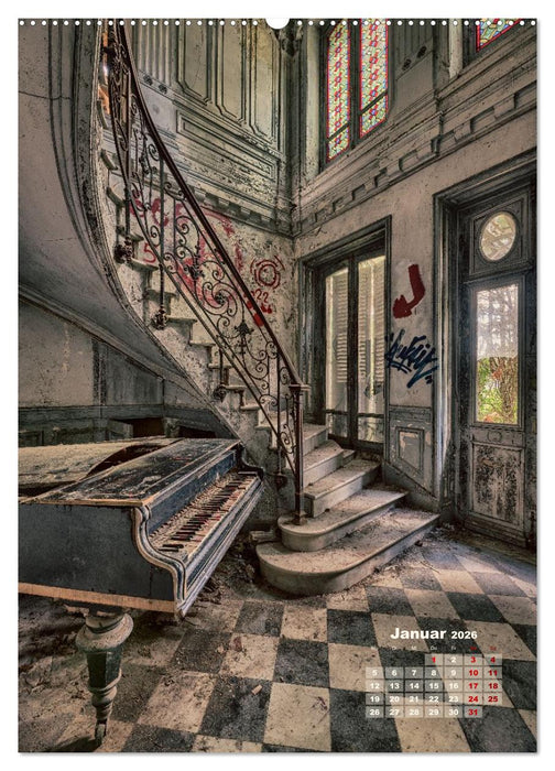 Lost Places - morbide Schönheiten (CALVENDO Wandkalender 2026)