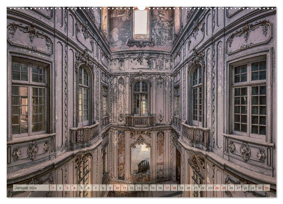 Lost Places - vergessene Schätze (CALVENDO Premium Wandkalender 2026)