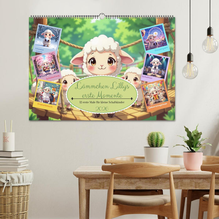 Lämmchen Lillys erste Momente (CALVENDO Wandkalender 2026)