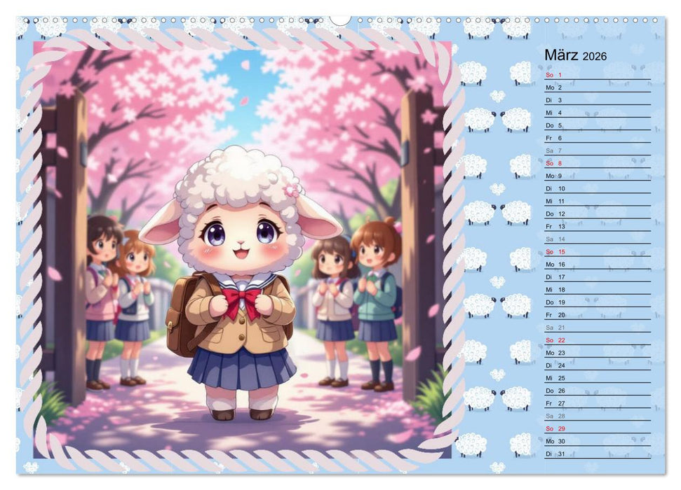 Lämmchen Lillys erste Momente (CALVENDO Wandkalender 2026)