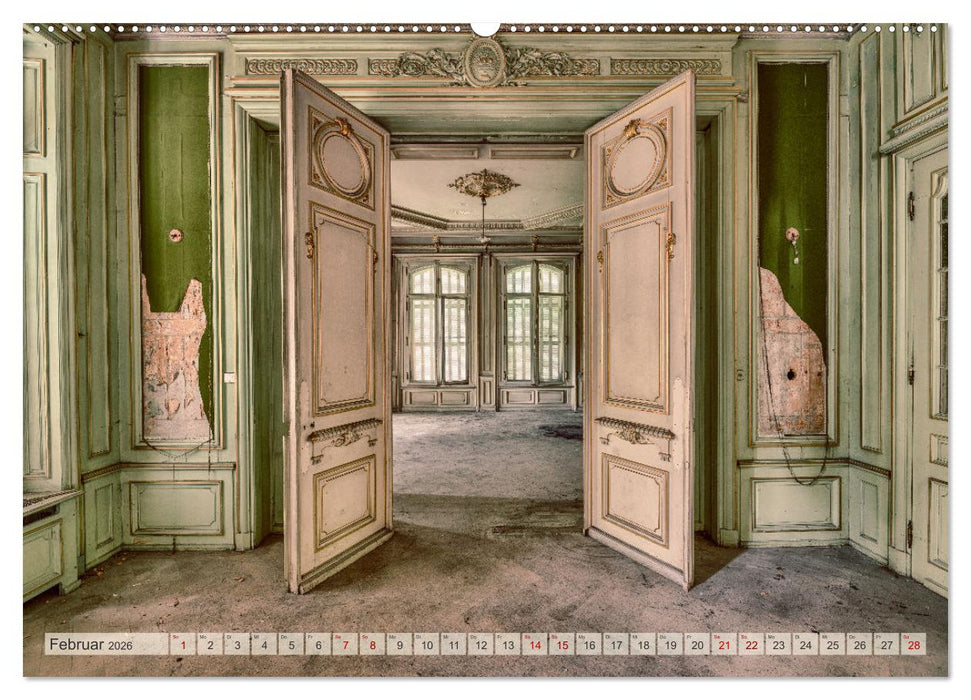 Lost Places - vergessene Schätze (CALVENDO Wandkalender 2026)