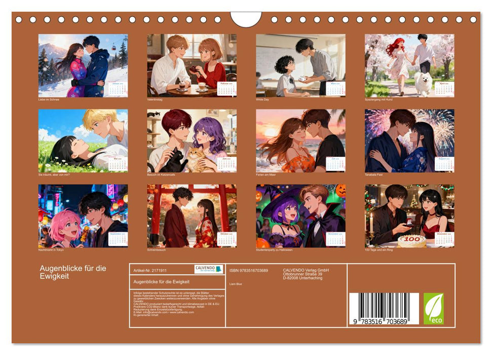 Augenblicke für die Ewigkeit (CALVENDO Wandkalender 2026)