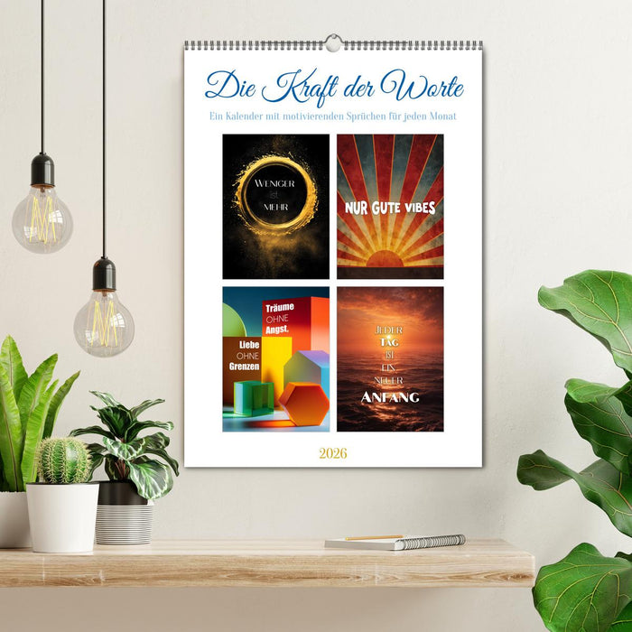 Die Kraft der Worte (CALVENDO Wandkalender 2026)