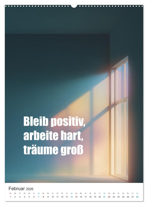 Die Kraft der Worte (CALVENDO Wandkalender 2026)