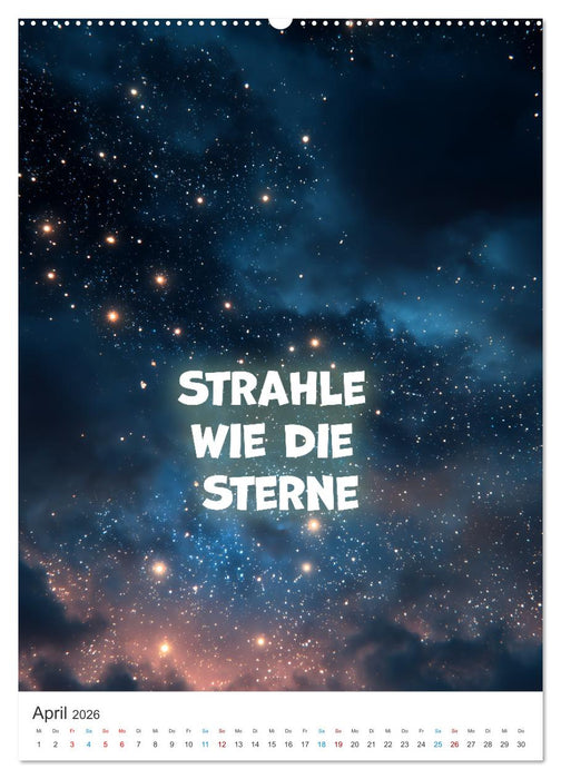 Die Kraft der Worte (CALVENDO Wandkalender 2026)