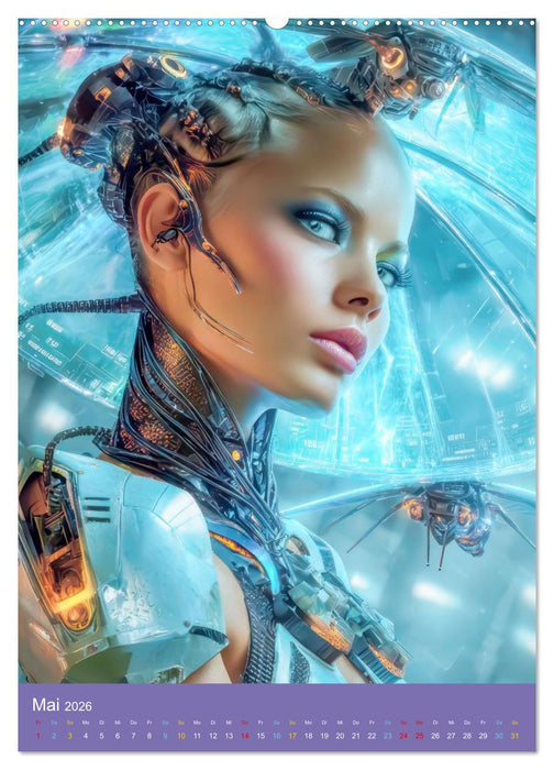 Fantasievoller Science-Fiction - Fantastische Welten (CALVENDO Wandkalender 2026)