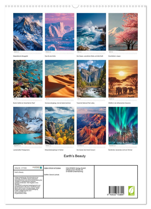 Earth’s Beauty (CALVENDO Premium Wandkalender 2026)