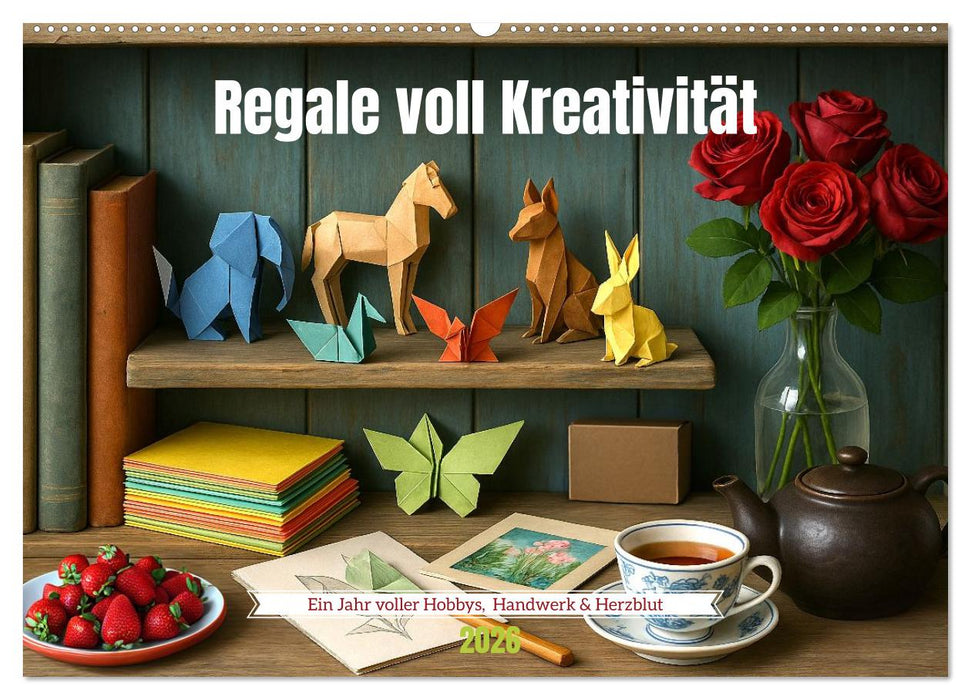 Regale voll Kreativität (CALVENDO Wandkalender 2026)