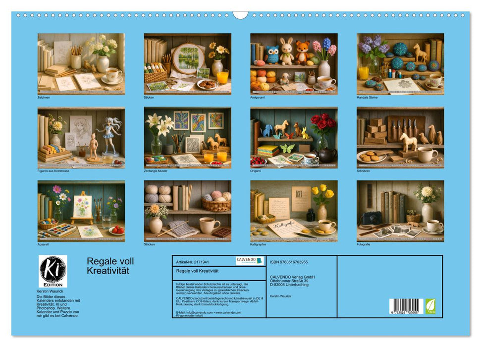 Regale voll Kreativität (CALVENDO Wandkalender 2026)