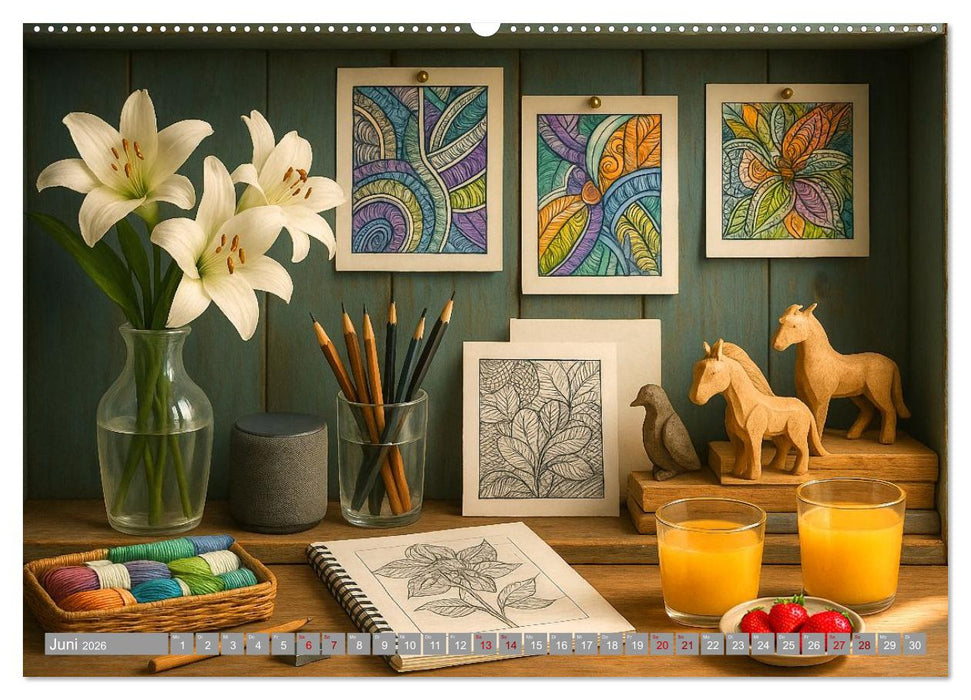 Regale voll Kreativität (CALVENDO Wandkalender 2026)