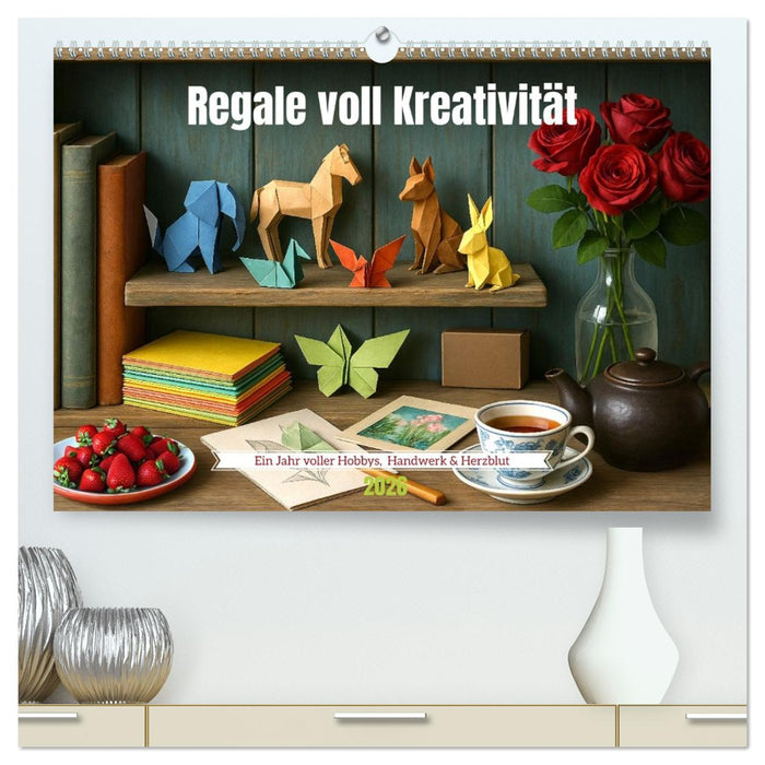 Regale voll Kreativität (CALVENDO Premium Wandkalender 2026)