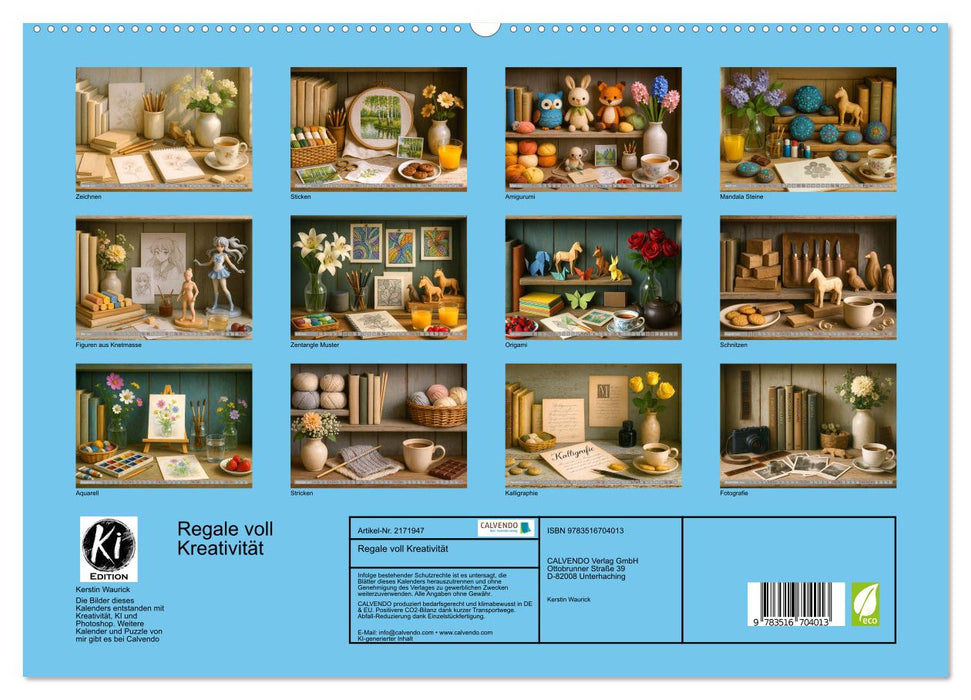 Regale voll Kreativität (CALVENDO Premium Wandkalender 2026)
