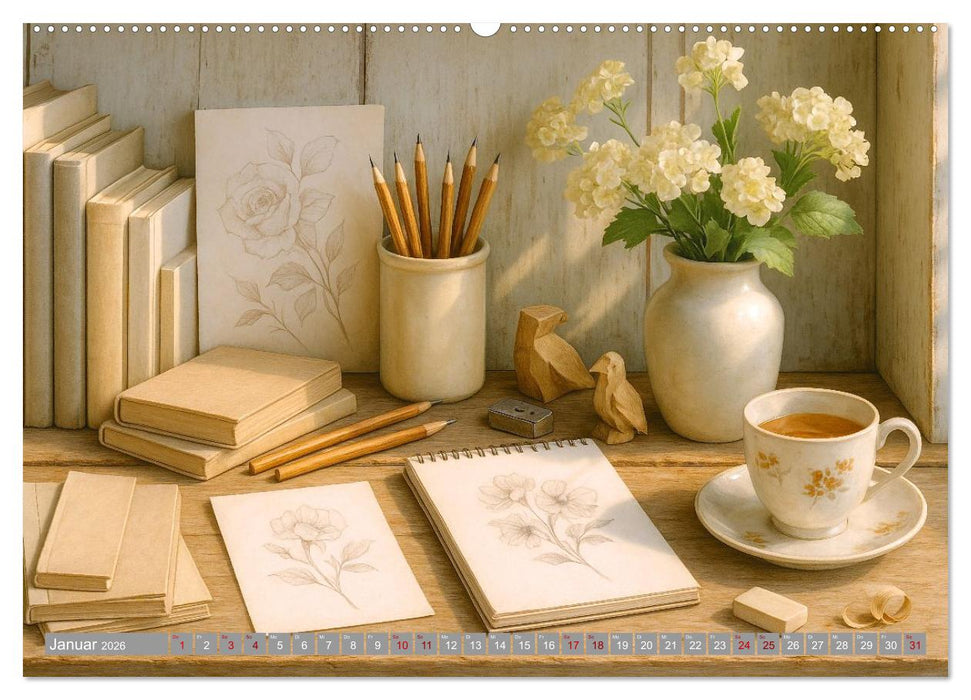 Regale voll Kreativität (CALVENDO Premium Wandkalender 2026)