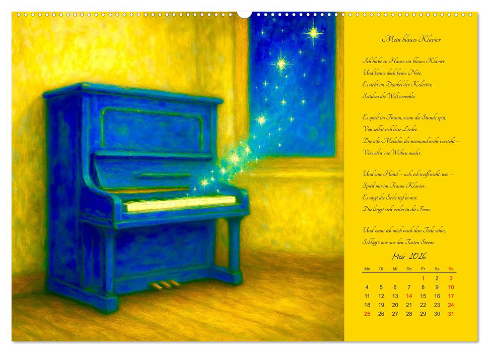 Gedichte. Die berühmtesten deutschsprachigen Verse (CALVENDO Wandkalender 2026)