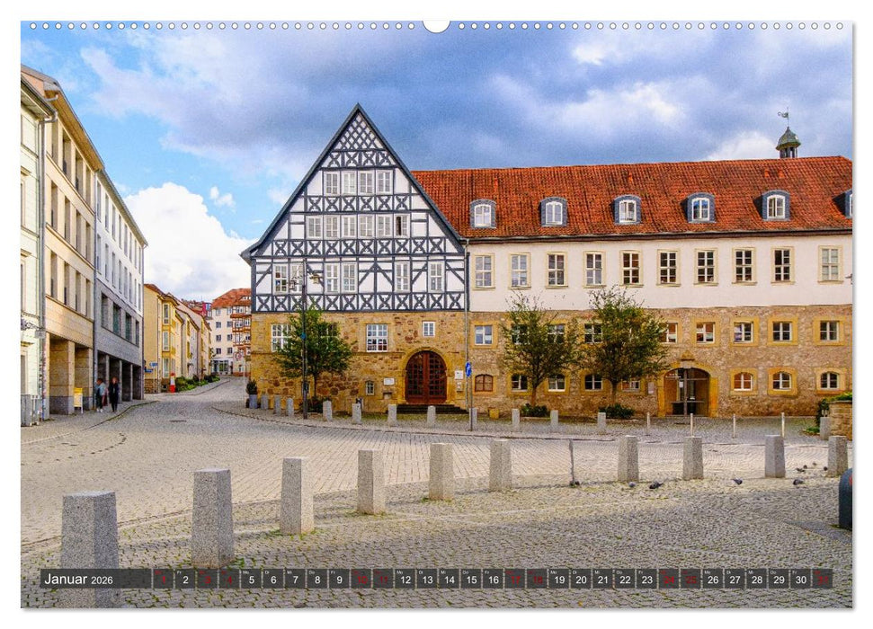Ein Blick auf die Wartburgstadt Eisenach (CALVENDO Wandkalender 2026)