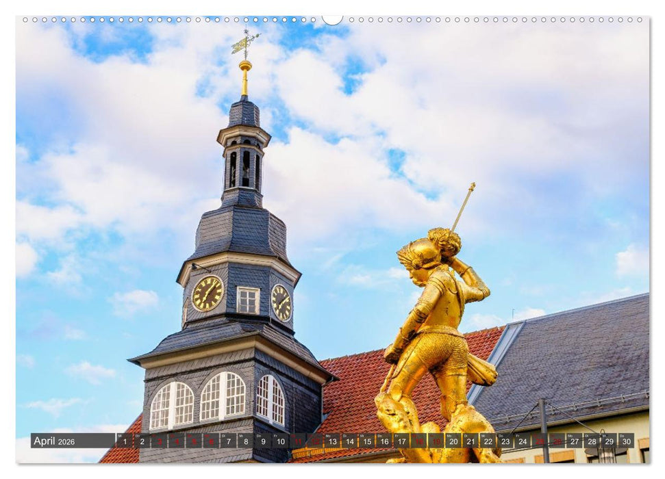 Ein Blick auf die Wartburgstadt Eisenach (CALVENDO Wandkalender 2026)
