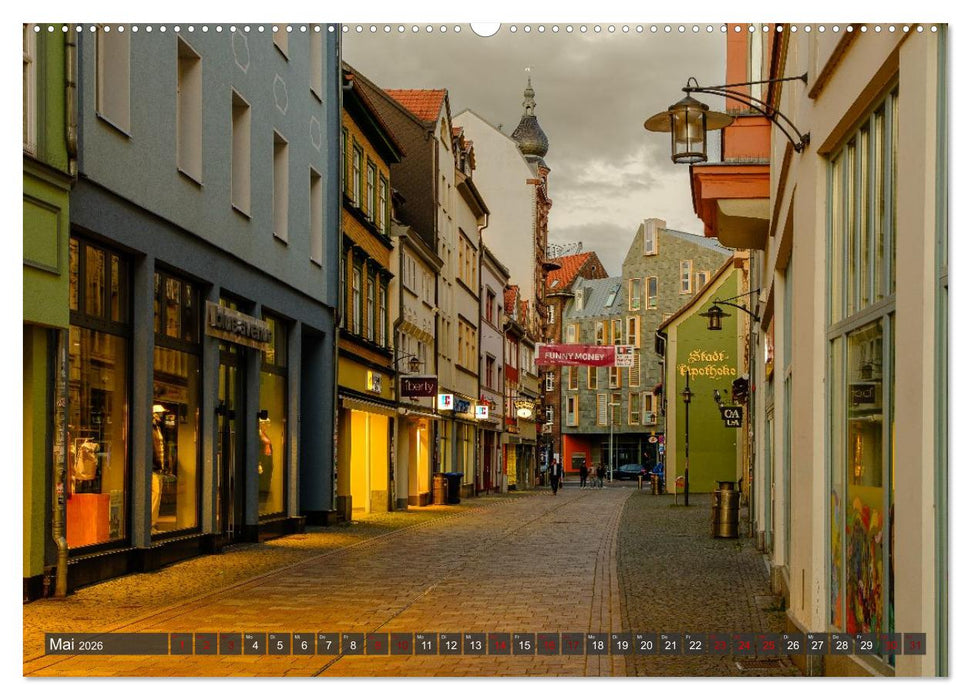 Ein Blick auf die Wartburgstadt Eisenach (CALVENDO Wandkalender 2026)