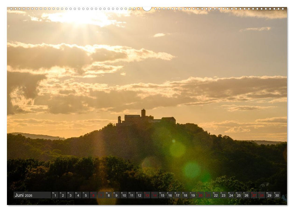 Ein Blick auf die Wartburgstadt Eisenach (CALVENDO Wandkalender 2026)