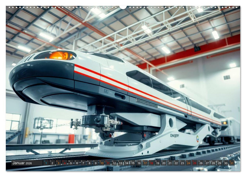 Magnetschwebetechnik (CALVENDO Wandkalender 2026)