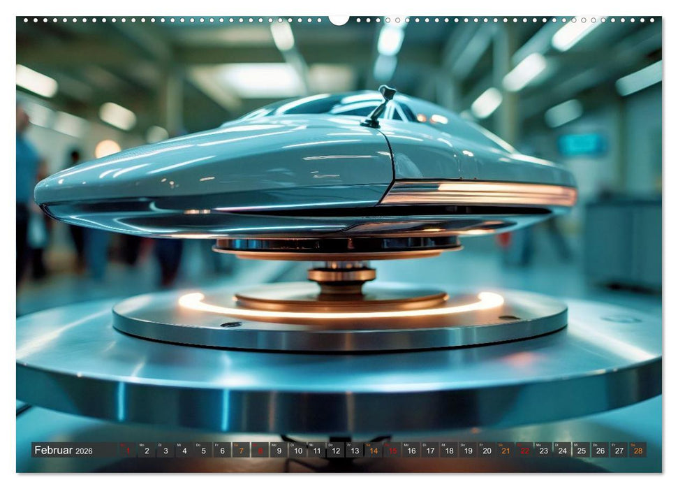 Magnetschwebetechnik (CALVENDO Wandkalender 2026)