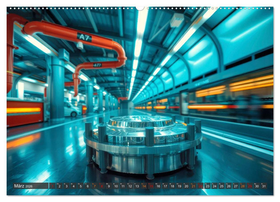 Magnetschwebetechnik (CALVENDO Wandkalender 2026)