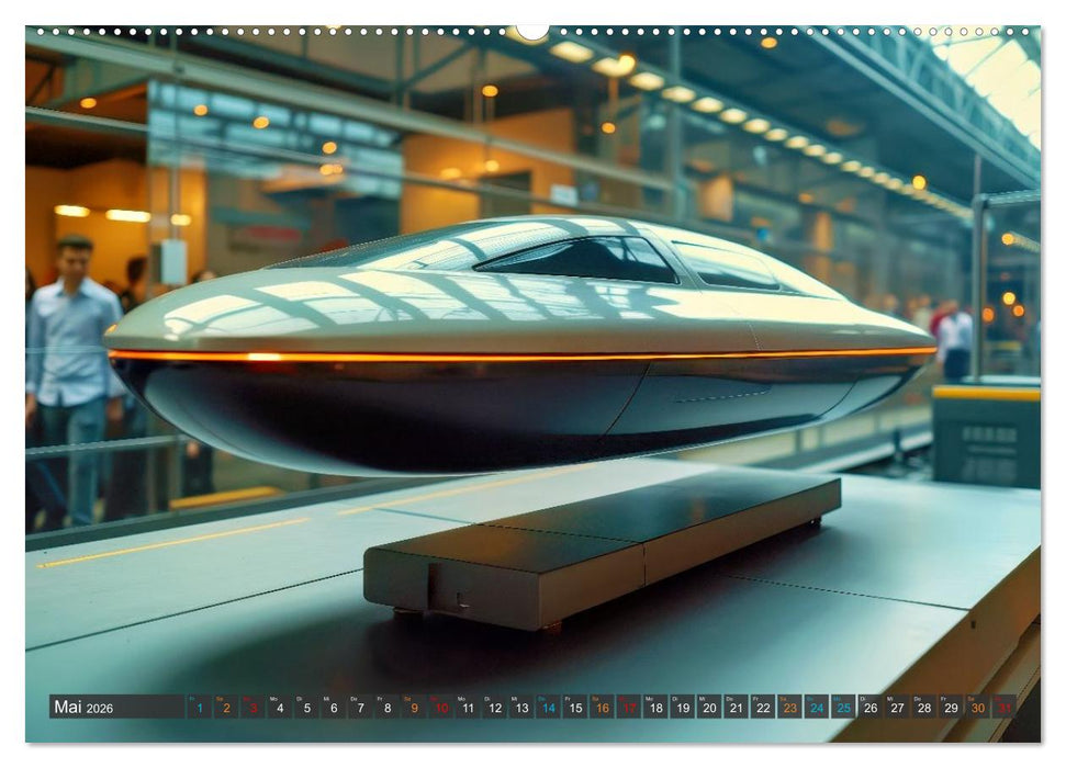 Magnetschwebetechnik (CALVENDO Wandkalender 2026)